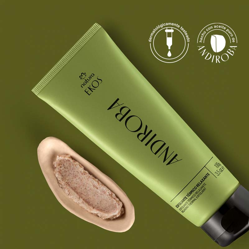EXFOLIANTE CORPORAL TÉRMICO RELAJANTE EKOS ANDIROBA DE NATURA 100G - 3
