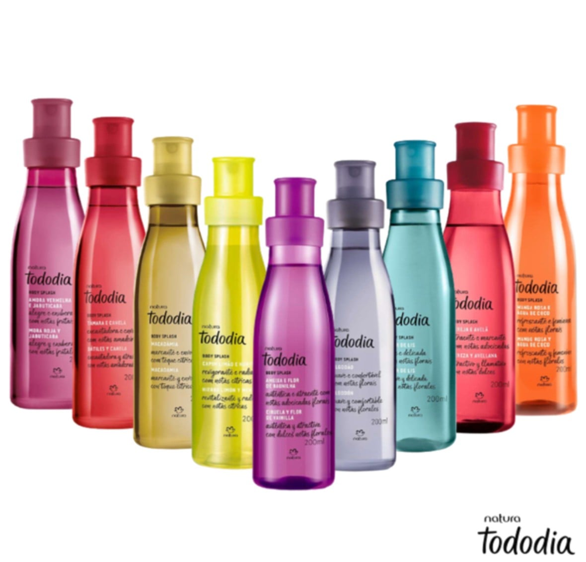 AROMA BODY SPLASH 3 UND TODODIA FLORAL-FRUTAL DE EKOS NATURA 200 ML - 1