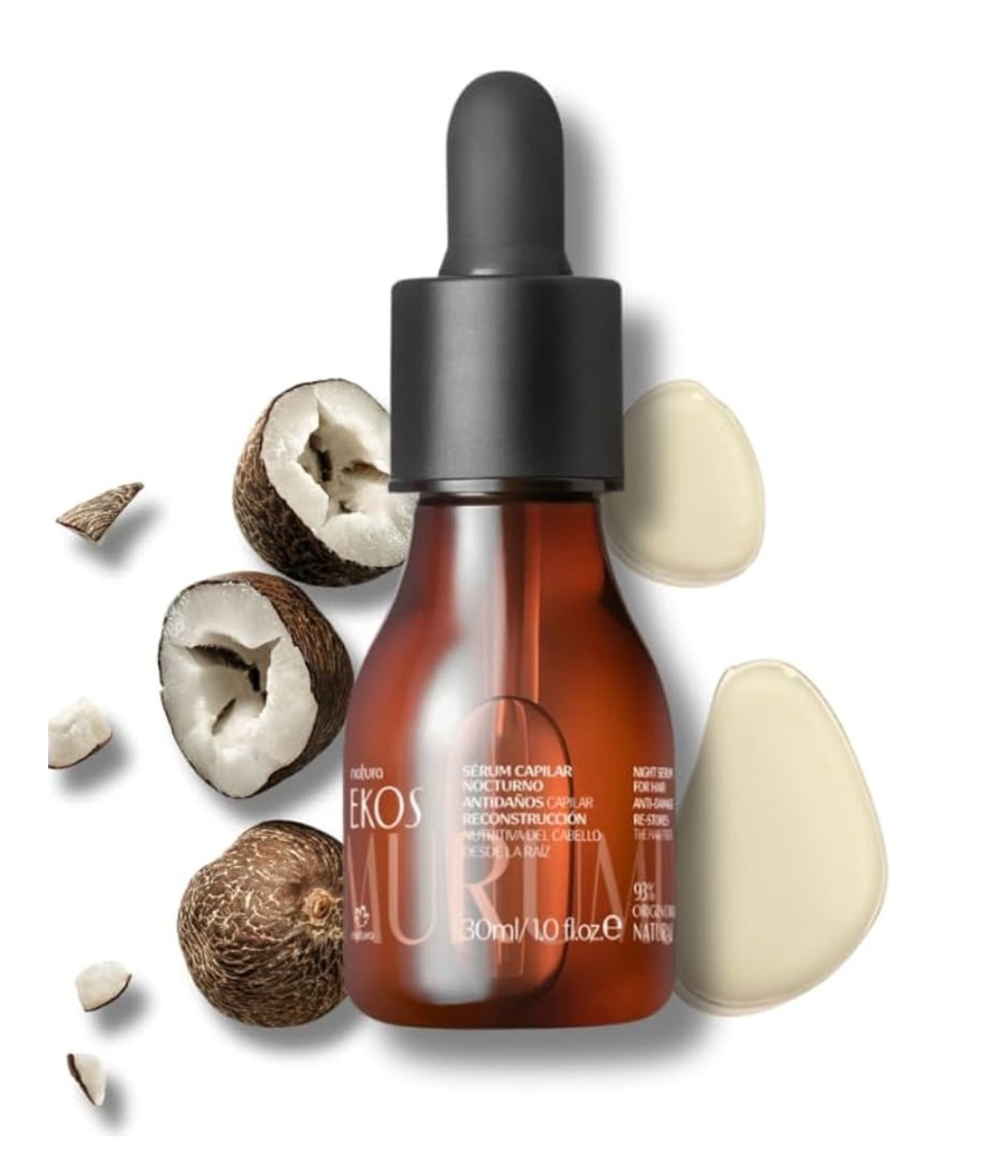 TÓNICO CAPILAR ANTICAÍDA DE CABELLO MURU MURUEKOS 30 ML TODODIA - 3