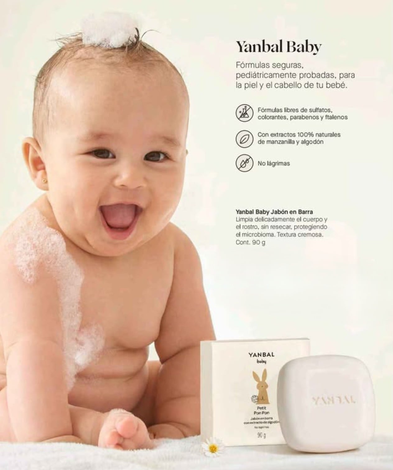 SHAMPOO ACONDICIONADOR + JABÓN YANBAL BABY PETIT PON PON - 2