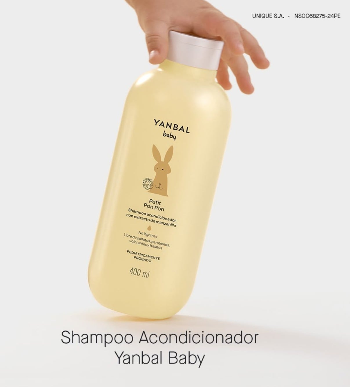 SHAMPOO ACONDICIONADOR + JABÓN YANBAL BABY PETIT PON PON - 3