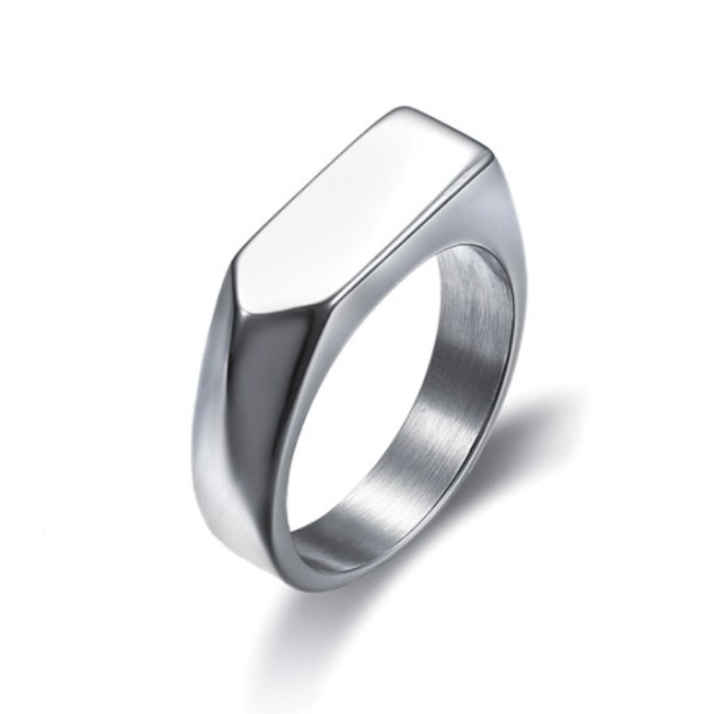 ANILLO BOATSHAPE PLATEADO | RIN-29 - 1