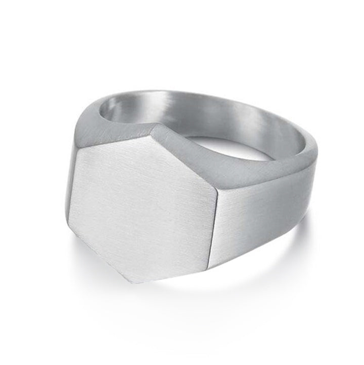 ANILLO HEX UNIK PLATA | RIN-36 - 1