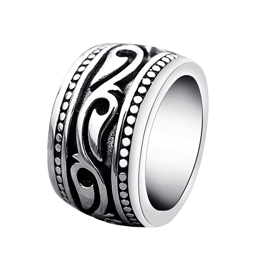 ANILLO BARROCO PLATEADO | RIN-55 - 1