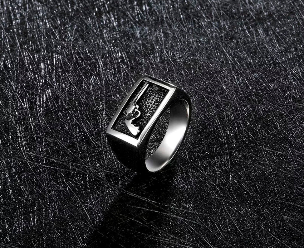 ANILLO PISTOL PLATA | RIN-42 - 2