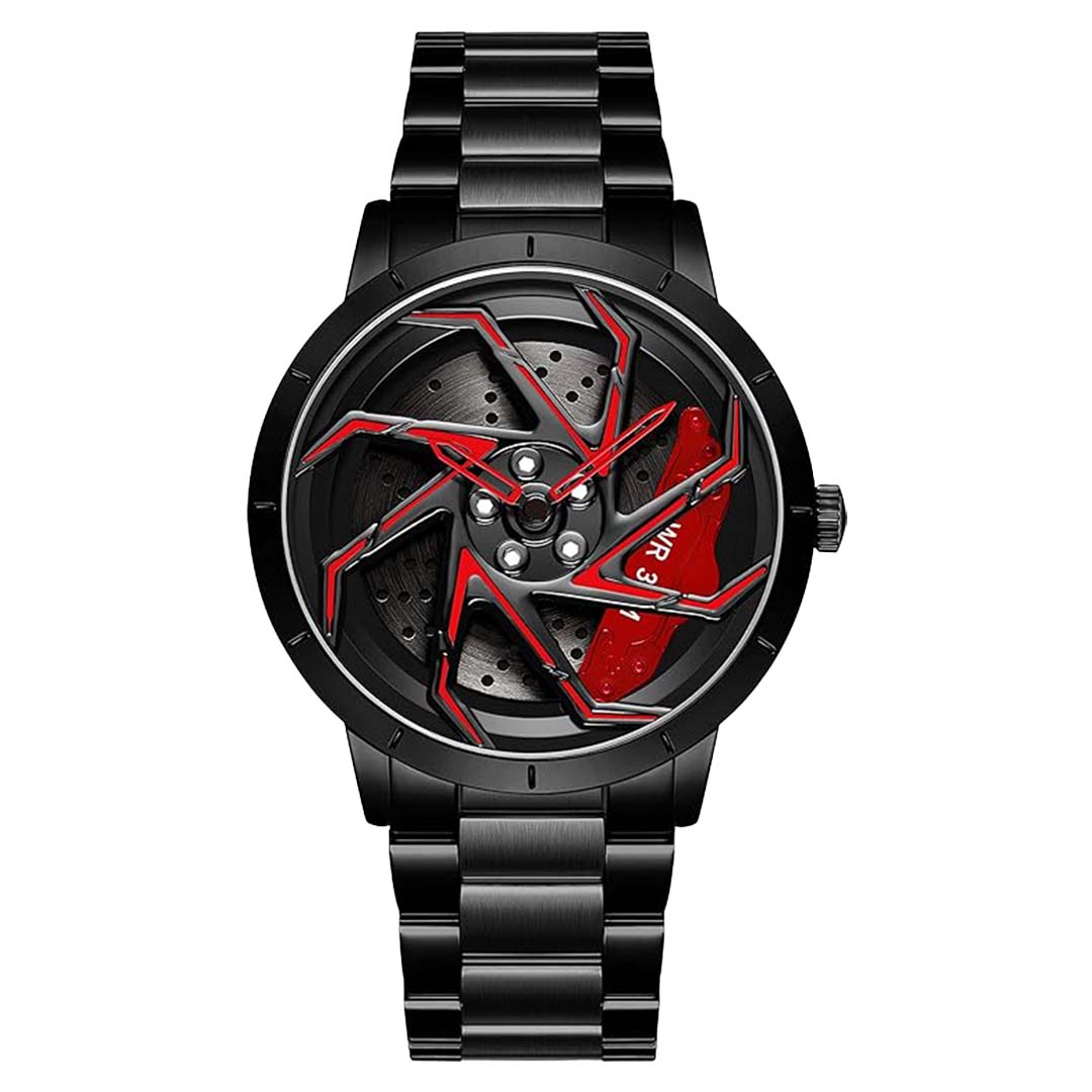 RELOJES SANDA Y BINBOND ORIGINAL DEPORTIVO PLATEADO NEGRO | SAN-121 - 1