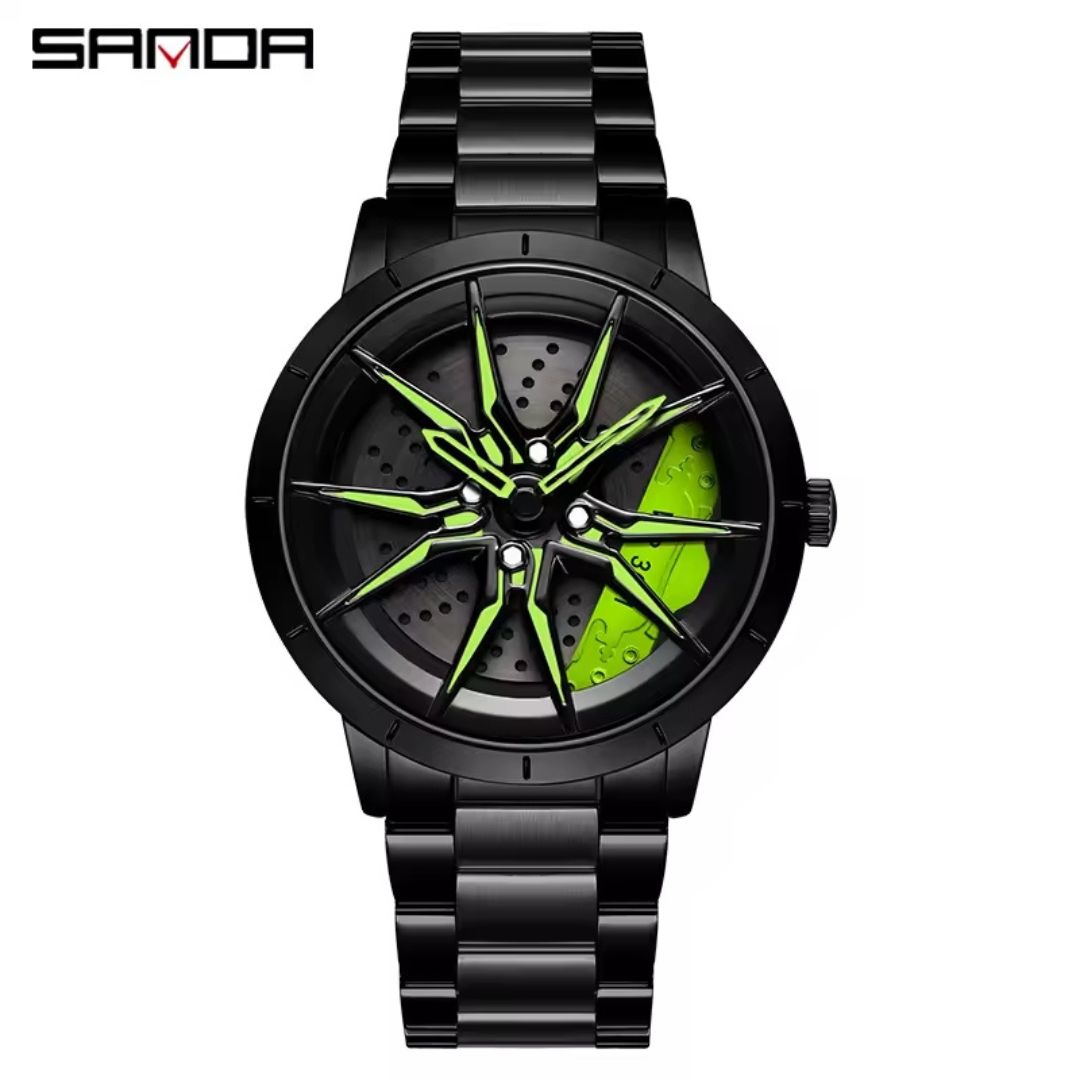 RELOJ SANDA ORIGINAL DEPORTIVO NEGRO | SAN-123 - 1