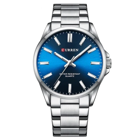 RELOJ CURREN ORIGINAL ELEGANTE PLATEADO | CUR-107 - 1