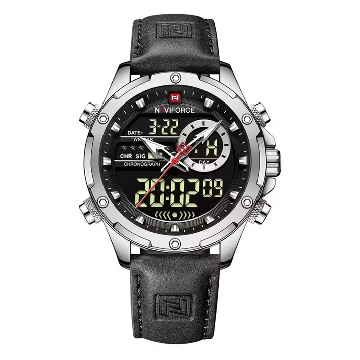 RELOJ NAVIFORCE ORIGINAL CASUAL NEGRO NAV-113¡ - 1