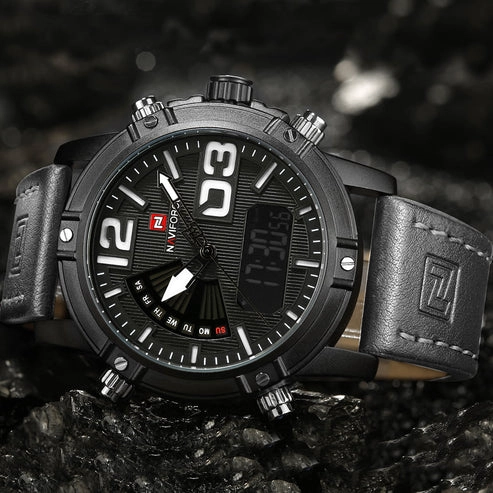 RELOJ NAVIFORCE ORIGINAL ELEGANTE Y CASUAL - NEGRO |NAV-108 - 2