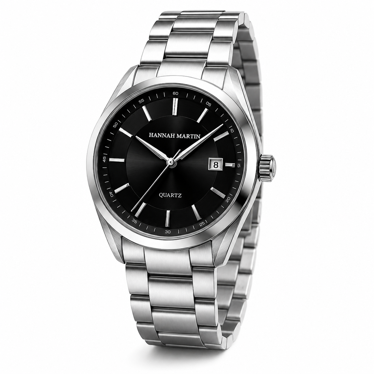 RELOJ HANNAH MARTIN - ELEGANTE Y CASUAL - PLATEADO| HAN-96 - 1