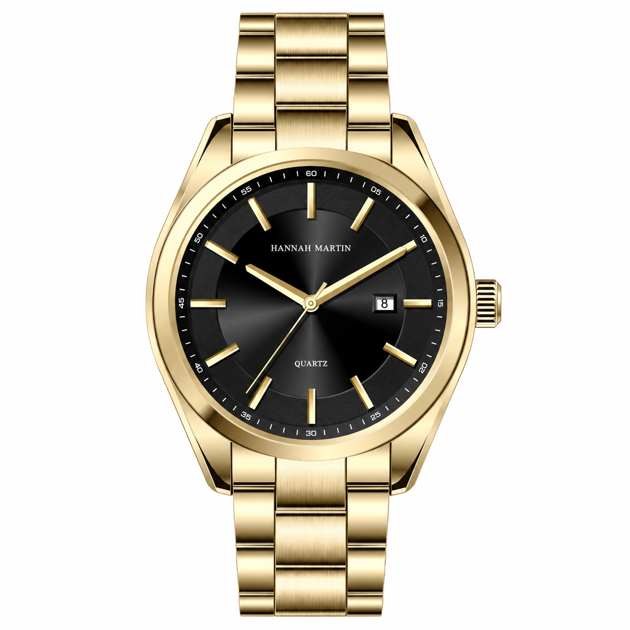 RELOJ HANNAH MARTIN - ELEGANTE Y CASUAL - DORADO| HAN-95 - 1