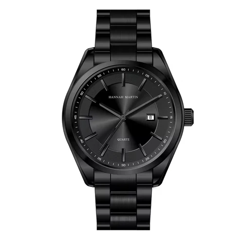 RELOJ ORIGINAL HANNAH MARTIN - ELEGANTE Y CASUAL - NEGRO| HAN-94 - 1