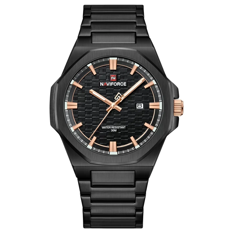 RELOJ ORIGINAL NAVIFORCE - ELEGANTE Y CASUAL - NEGRO | NAV-116 - 1