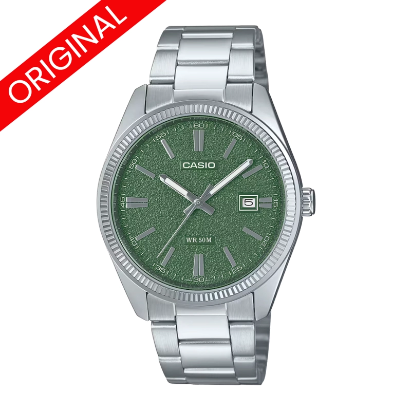 RELOJES CASIO MTP-1302DA PLATEADO CON VERDE
| CAS-79 - 1