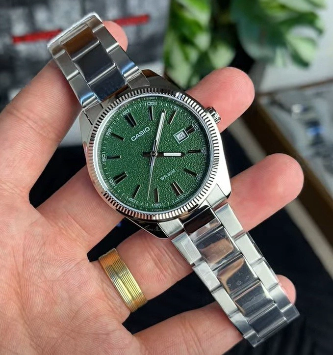 RELOJES CASIO MTP-1302DA PLATEADO CON VERDE
| CAS-79 - 2