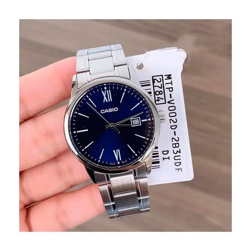 RELOJ CASIO MTP-V002D PLATEADO CON AZUL
| CAS-83 - 2