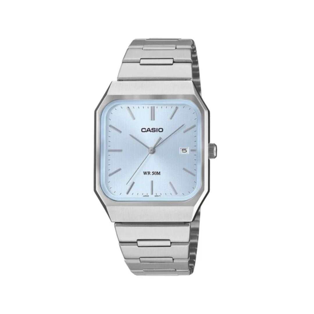 RELOJ CASIO MTP-B185D PLATEADO | CAS-89 - 1