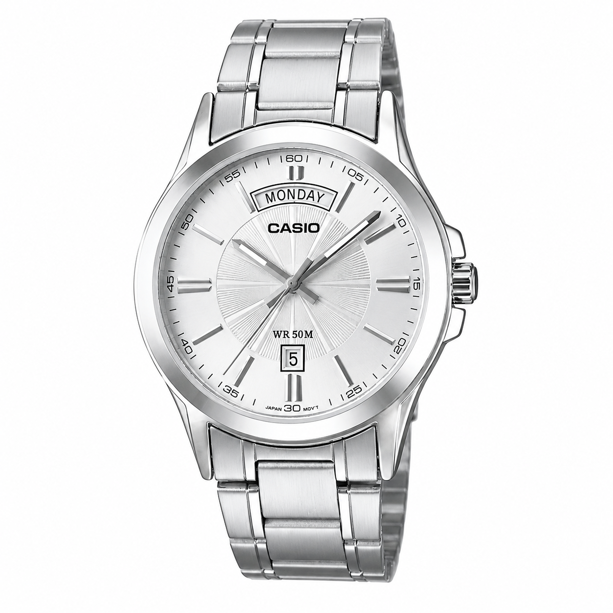RELOJES CASIO MTP-1381D PLATEADO | CAS-73 - 1