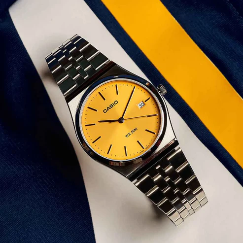 RELOJES CASIO MTP-B145D - AMARIILO| CAS-62 - 2