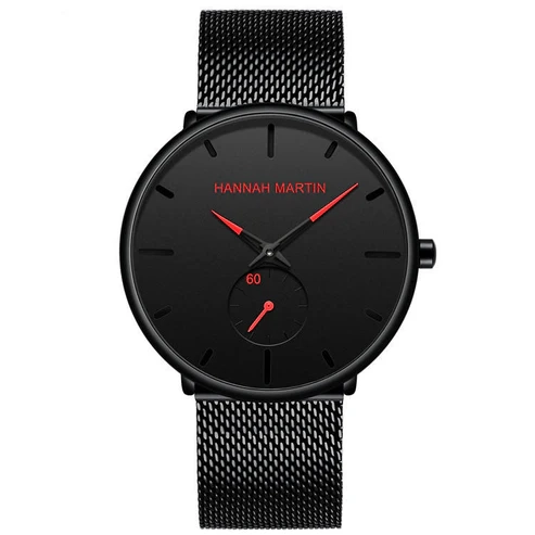 RELOJ ORIGINAL HANNAH MARTIN - ELEGANTE Y CASUAL -ROJO | HAN-65 - 1