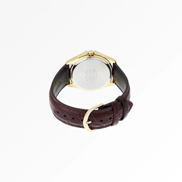 MTP-1183 | RELOJ CASIO HOMBRE DE CUERO DORADO | CAS-110 - 3