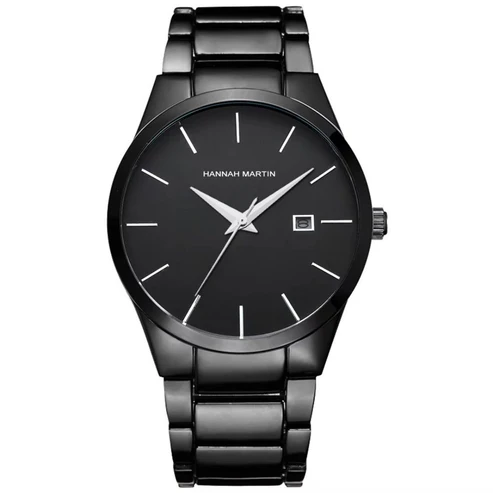 RELOJ HANNAH MARTIN PARA HOMBRE ELEGANTE NEGRO | HAN-103 - 2