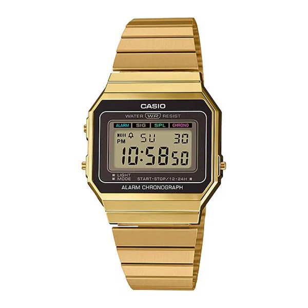 A700W | RELOJ CASIO PARA HOMBRE DE ACERO DORADO | CAS-145 - 1