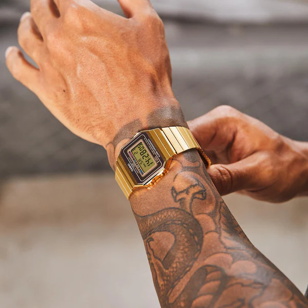 A700W | RELOJ CASIO PARA HOMBRE DE ACERO DORADO | CAS-145 - 3