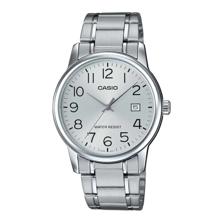 MTP-V002 | RELOJ CASIO PARA HOMBRE DE ACERO PLATEADO | CAS-137 - 1