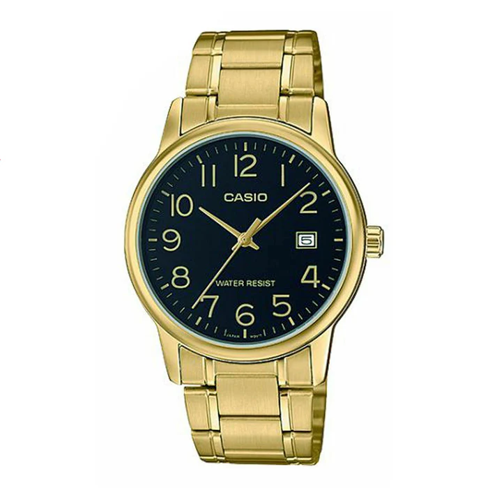 MTP-V002 | RELOJ CASIO PARA HOMBRE DE ACERO DORADO | CAS-19 - 1