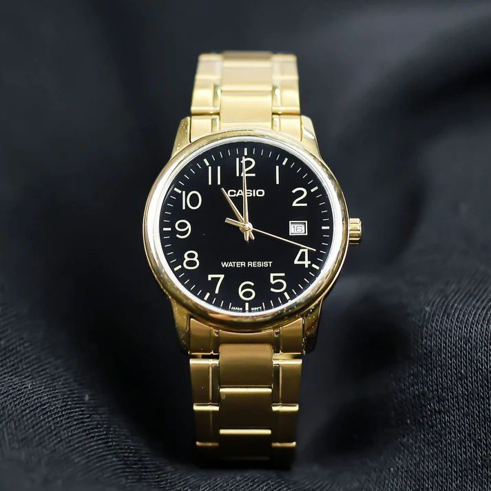 MTP-V002 | RELOJ CASIO PARA HOMBRE DE ACERO DORADO | CAS-19 - 2