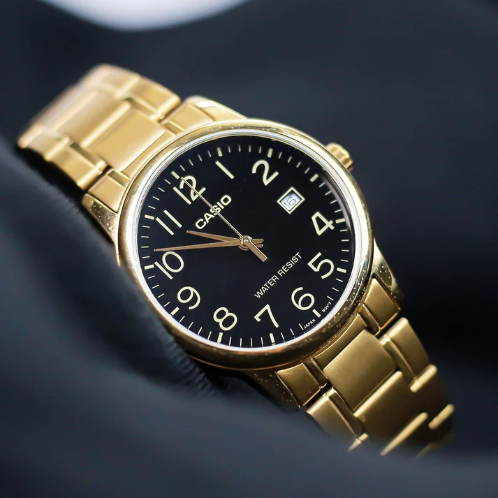 MTP-V002 | RELOJ CASIO PARA HOMBRE DE ACERO DORADO | CAS-19 - 3