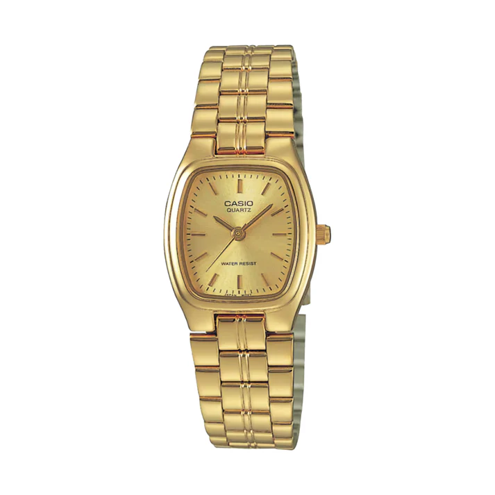 LTP-1169 | RELOJ CASIO PARA MUJER DE ACERO DORADO | CAS-160 - 1