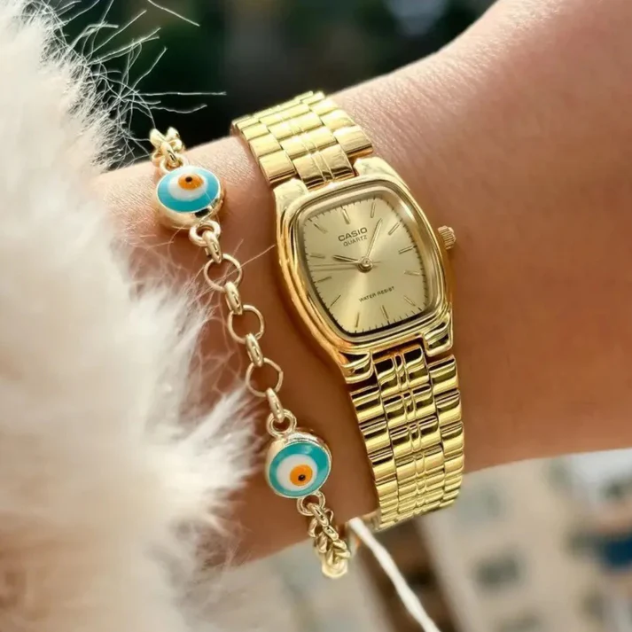 LTP-1169 | RELOJ CASIO PARA MUJER DE ACERO DORADO | CAS-160 - 2