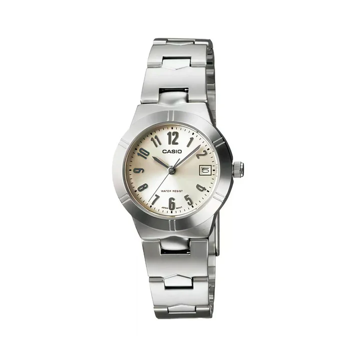 LTP-1241 | RELOJ CASIO PARA MUJER DE ACERO PLATEADO | CAS-197 - 1