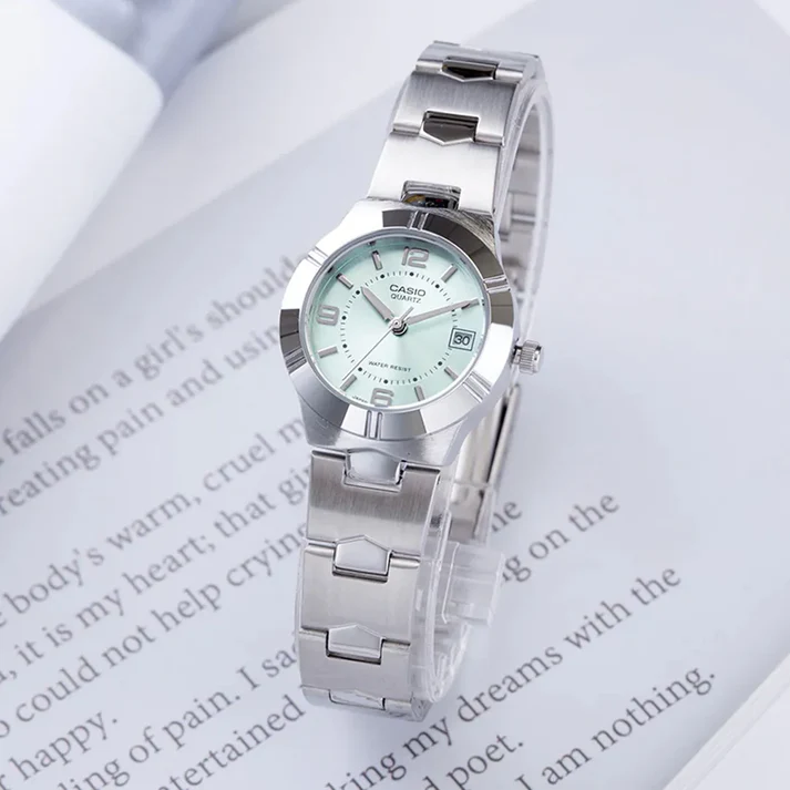 LTP-1241 | RELOJ CASIO PARA MUJER DE ACERO PLATEADO | CAS-193 - 2