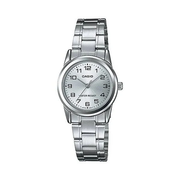 LTP-V001 | RELOJ CASIO PARA MUJER DE ACERO PLATEADO | CAS-202 - 1
