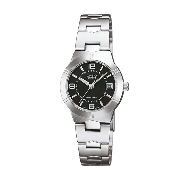 LTP-1241 | RELOJ CASIO PARA MUJER DE ACERO PLATEADO | CAS-190 - 1