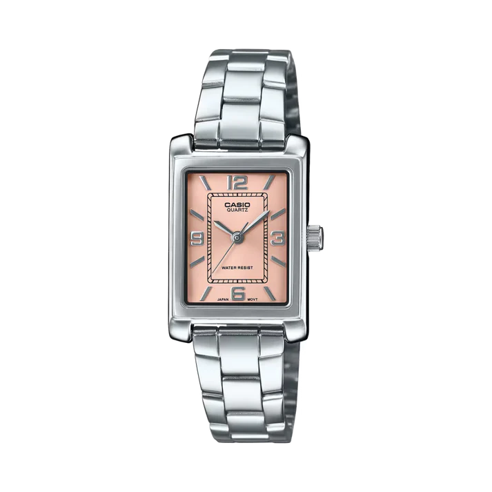 LTP-1234 | RELOJ CASIO PARA MUJER DE ACERO PLATEADO | CAS-182 - 1