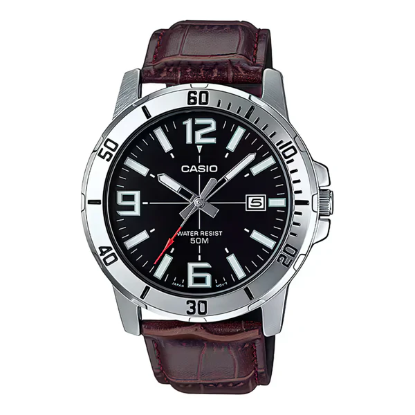MTP-VD01 | RELOJ CASIO PARA HOMBRE DE CUERO MARRÓN | CAS-264 - 1