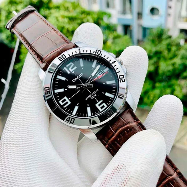 MTP-VD01 | RELOJ CASIO PARA HOMBRE DE CUERO MARRÓN | CAS-264 - 3