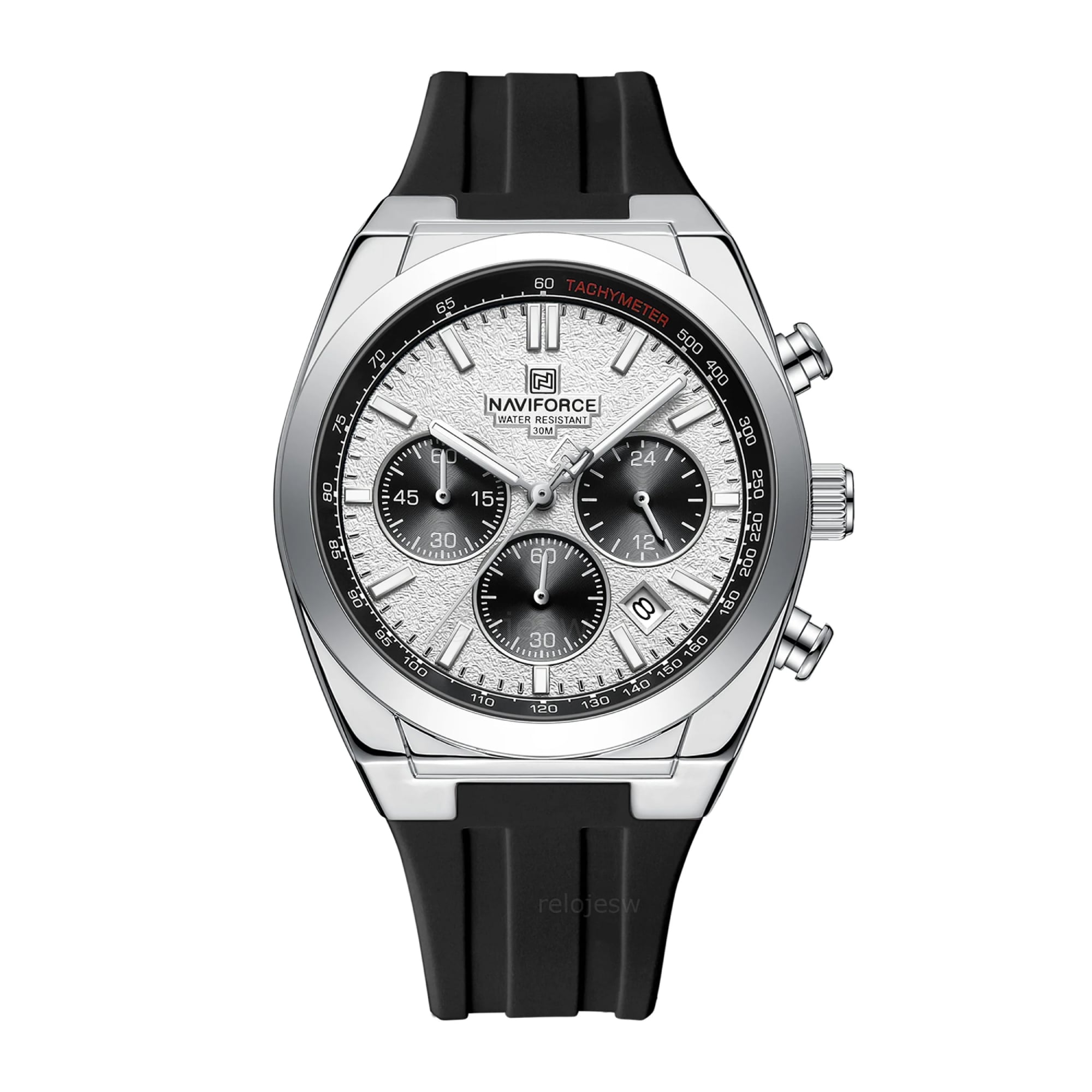 RELOJE NAVIFORCE PARA HOMBRE DE COLOR PLATEADO NF8080 | NAV-206 - 1