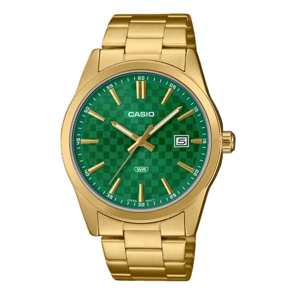 MTP-VD03G-3A | RELOJ CASIO PARA HOMBRE DE ACERO DORADO | CAS-247 - 1