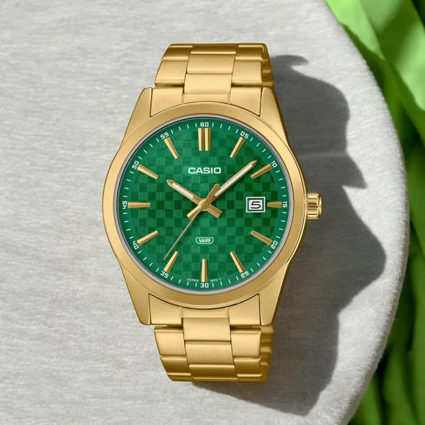 MTP-VD03G-3A | RELOJ CASIO PARA HOMBRE DE ACERO DORADO | CAS-247 - 2