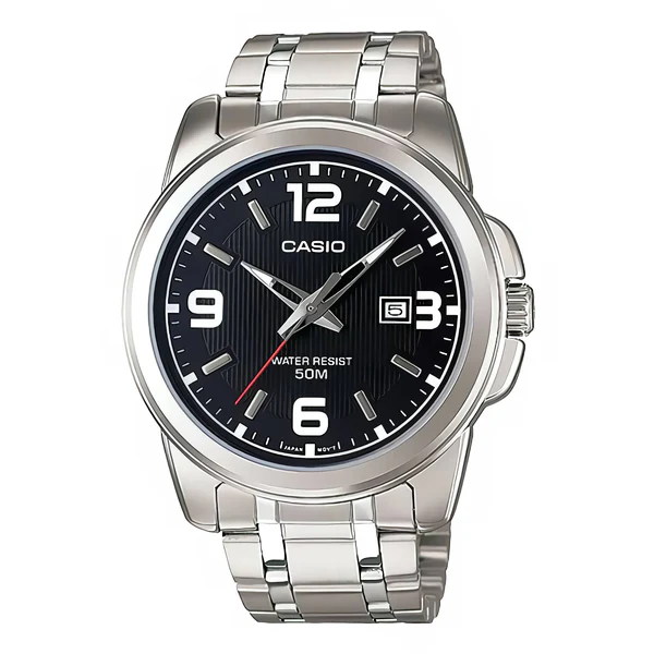 MTP-1314D-1AV | RELOJ CASIO PARA HOMBRE DE ACERO PLATEADO | CAS-253 - 1