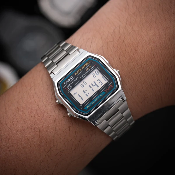 A158WA-1 | RELOJ CASIO VINTAGE PARA HOMBRE DE ACERO PLATEADO | CAS-218 - 3
