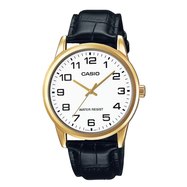 MTP-V001 RELOJES CASIO PARA HOMBRE CUERO NEGRO | SKU: CAS-228 - 2