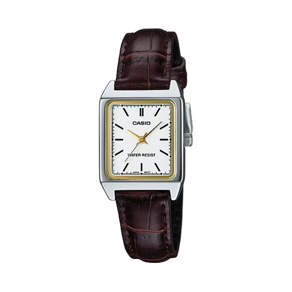 LTP-V007L-7E2  | RELOJES CASIO  PARA MUJER DE CUERO MARRON  | CAS-210 - 1
