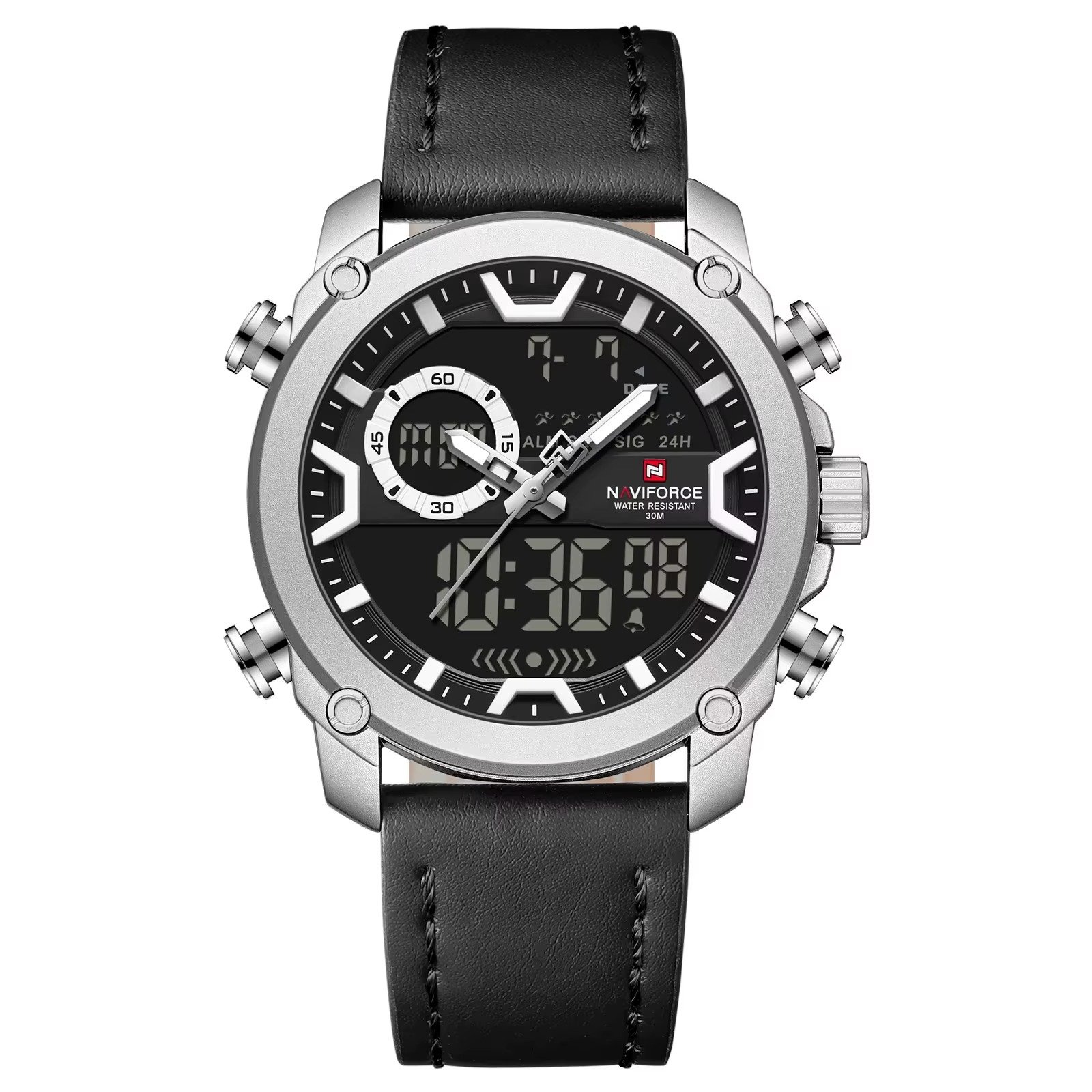 RELOJ NAVIFORCE PARA HOMBRE COLOR NEGRO | NAV-240 - 1